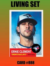 💥ERNIE CLEMENT💥Topps Living Set 889 PRESALE  Toronto Blue Jays￼