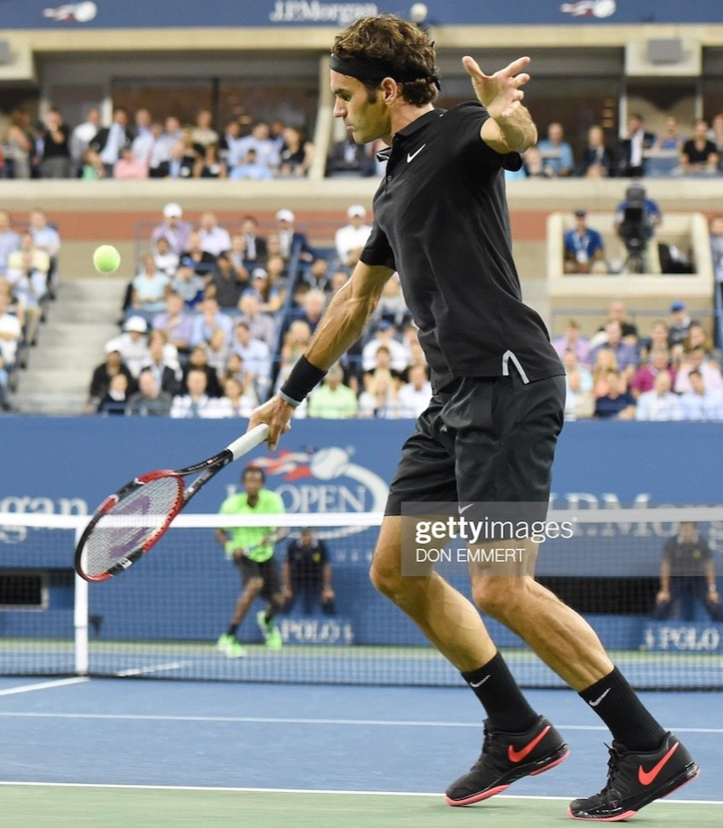 Nike Roger Federer RF 2014 US Open Zoom Vapor 9.5 X Tennis Shoes