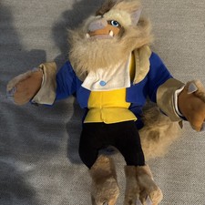 Vintage 1992 Mattel Walt Disney 14  Beauty and The Beast Plush Stuffed Animal