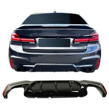 Heckeinsatz Diffusor Schwarz Glanz Passend f�r BMW 5er G30/G31 M Paket