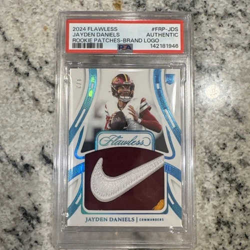 2024 Panini Flawless - Rookie Patches Jayden Daniels #FRP-JDS (MEM, RC) 🔥1/2🔥