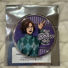 Attack on Titan Hange Sunshine Prince Hotel Food and Beverage Bonus Can Badge