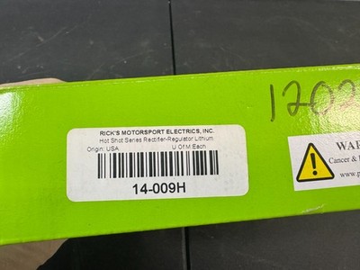 Ricks Motorsport Electric - 14-009H - Hot Shot Series Rectifier/Regulator