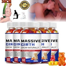 Male Enhancement Gummies Booster  Thicker Last Longer Stronger Bigger 60 Gummy