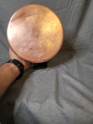 REVERE WARE 4,5 Quart Suppentopf Kupfer plattiert Boden Hergestellt in den USA mit Deckel - Bild 5 von 6