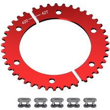 Go Kart Split Sprocket 420 Chain 42 Tooth Rear Mini Bike Sprocket for Predator 3
