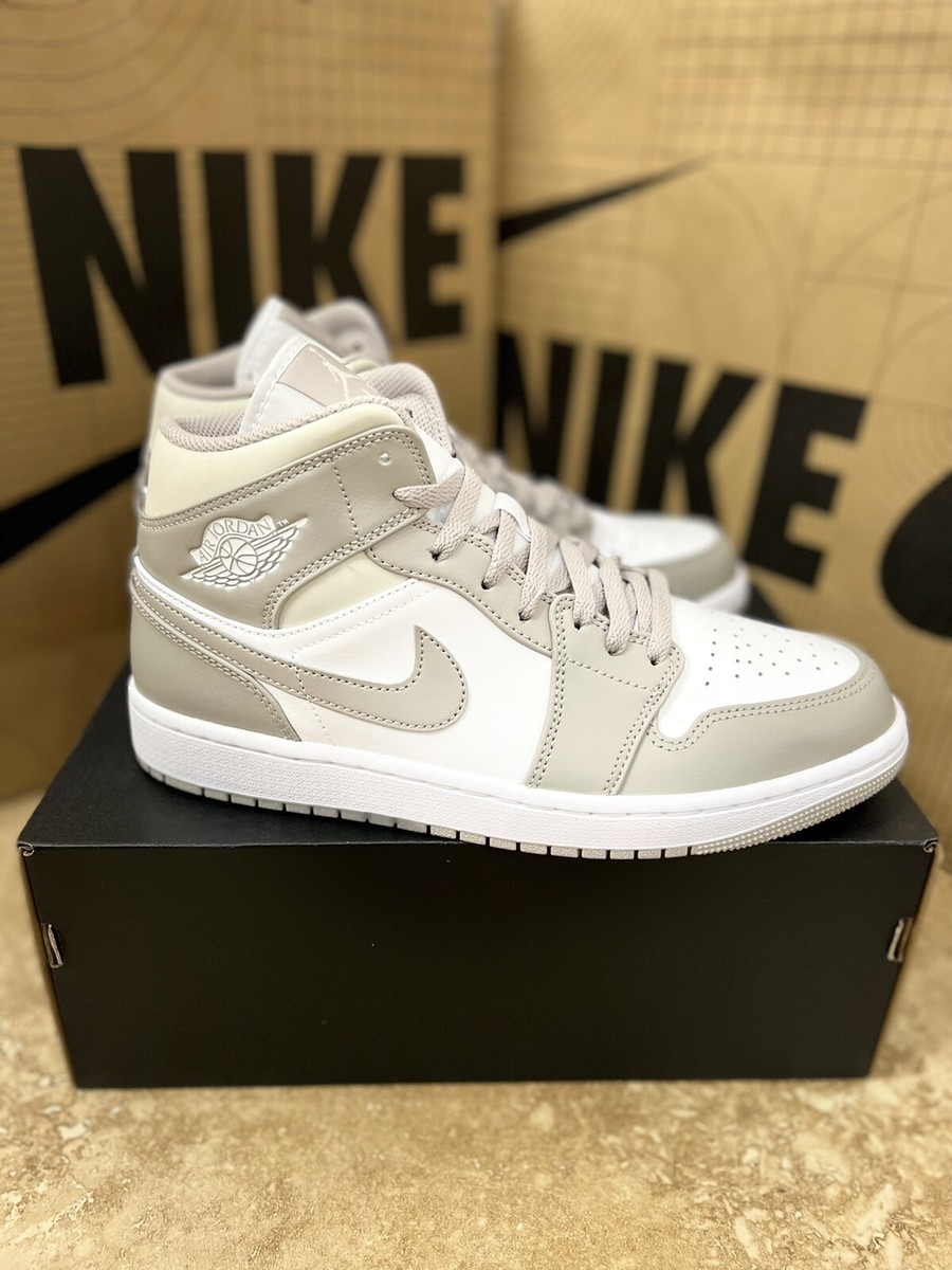 Nike Air Jordan 1 Mid ‘Linen’ B RAND NEW Air Jordan 1 Mid Linen Basketball Shoes New Nike