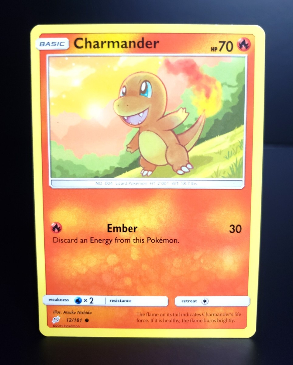 Pokmon TCG - CHARMANDER - 12/181 - Sun & Moon: Team Up (2019) - NM+ Pokmon TCG - CHARMANDER - 12/181 - Sun & Moon: Team Up (2019) - NM+
