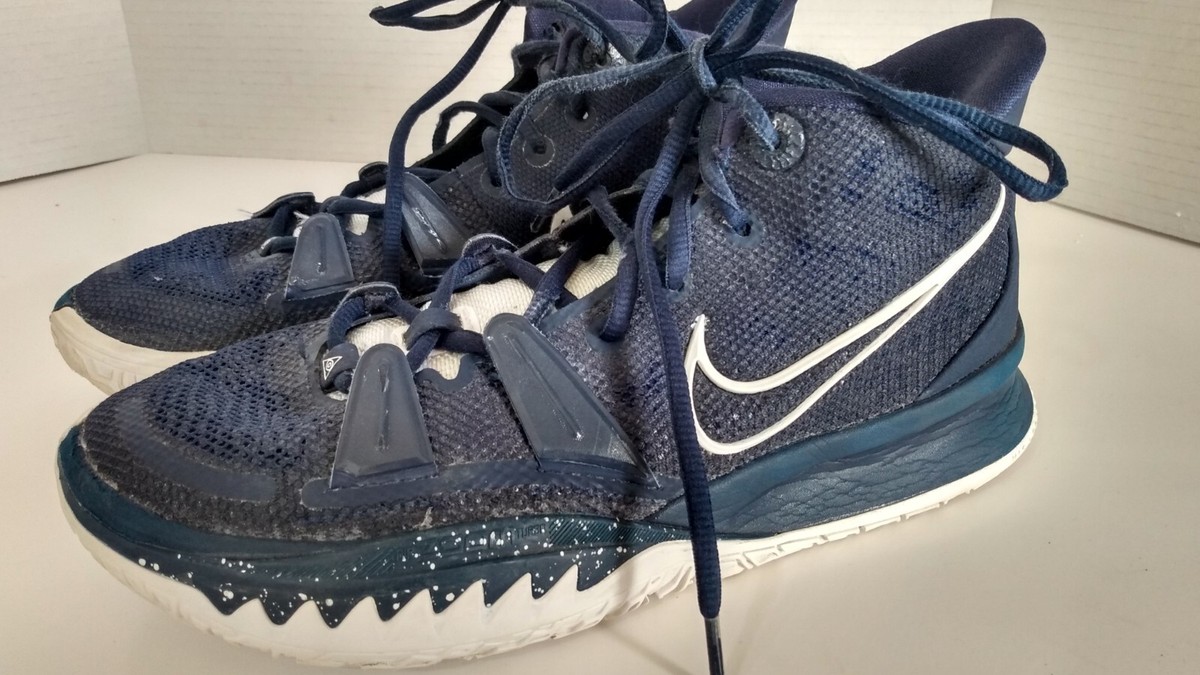Nike Kyrie 7 TB Midnight Navy White Men’s Sneakers Size 9.5 (DA7767-402) Nike Kyrie 7 TB  main image 2