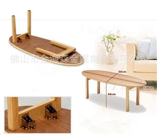 90 Degree Folding Table Legs 2PCS Self-Locking Furniture Foot Accessories - Picture 7 of 7