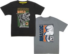 Universal Studios Jurassic World 2 pack Boys T shirt size 5/6