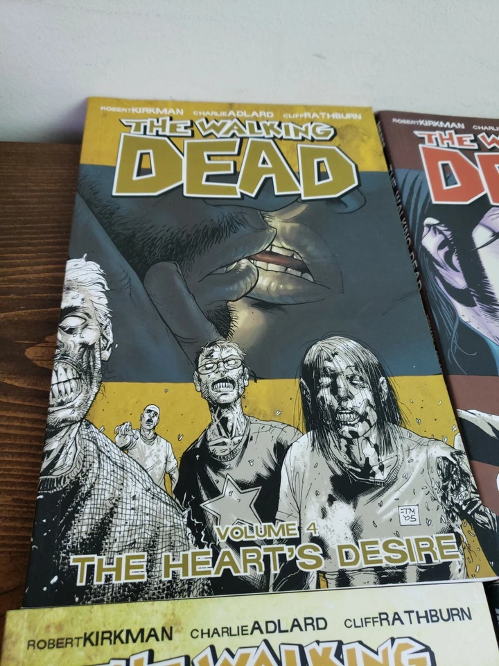 Lote 8 The Walking Dead Tapa Blanda Novela Gráfica Terror Cómic Kirkman Foto 3 de 4