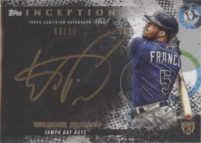2022 Topps Inception - Inception Silver Signings Wander Franco #ISS-WF ...