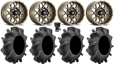 ITP Hurricane 14'' Wheels Br 29.5'' Assassinator Tires Honda Pioneer 1000 / Talon