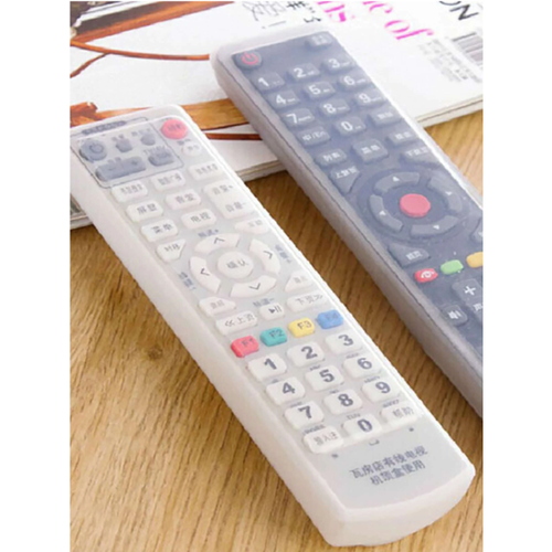 1Pc Clear Remote Control Cover Transparent Silicone Remote Control Protector