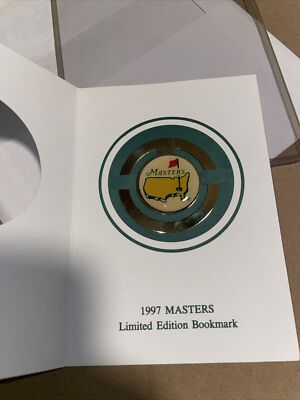 1997 Augusta Masters Bookmark