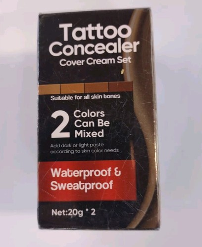 Tattoo Cover Up, Tattoo Concealer Makeup, 2 Colors waterproof concealer
