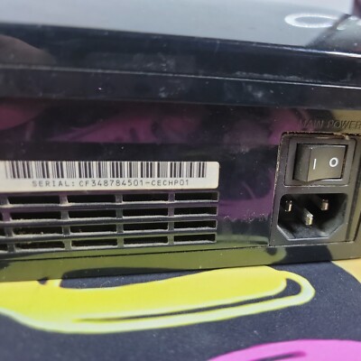 Sony PlayStation 3 PS3 Black CECHP01 Console Only, For parts Sony PlayStation 3 PS3 Black CECHP01 Console Only, For parts