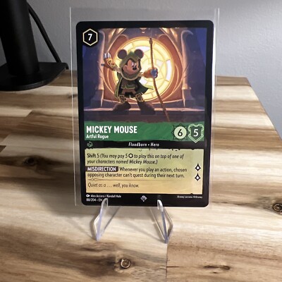 Lorcana Mickey Mouse - Artful Rogue (88/216) The First Chapter LP