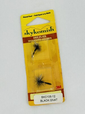 black fly fishing lures Murray's Hellgrammite The Black Gnat Matuka Black