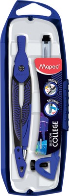Maped Zirkelkasten COLLEGE DEEPSEA PARADISE 3-teilig Metallschenkel