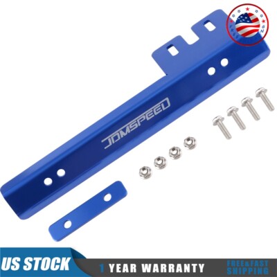 JDMSPEED New Universal Front Bumper License Plate Relocator Bracket Holder Bar