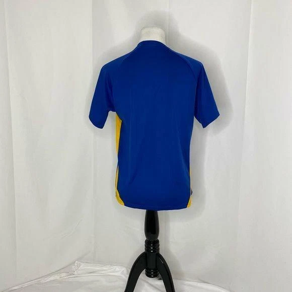 Мальчика маленький спортивная рубашка под Armour синий и желтый тепла Gear свободного кроя - Изображение 4 из 4