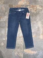 Levi  s Girls Pull-on Jeans Super Stretchy Jeggings Hits Mid Calf 12 Reg - CUTE 