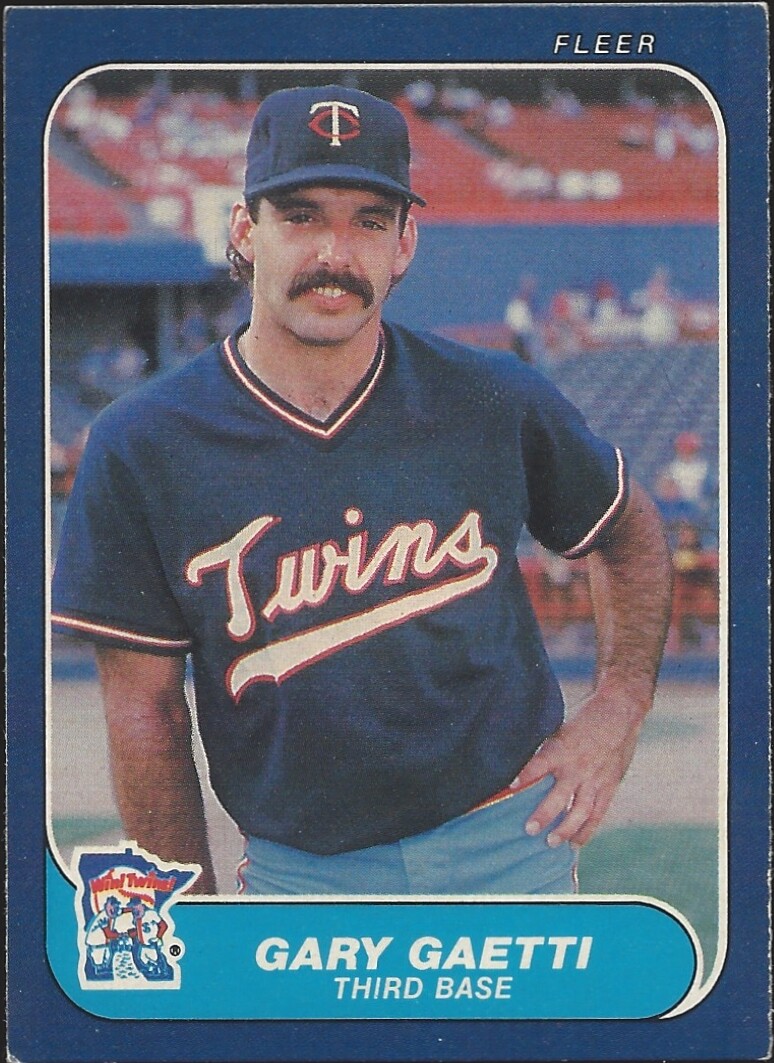 1986 Fleer #394 Gary Gaetti NearMint