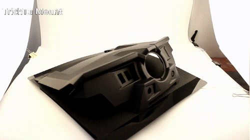 Black Front Upper Console/Dash Cover For Polaris RZR XP 1000 EPS/XP 4 Turbo EPS - Picture 2 of 23