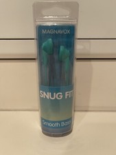 Magnavox Snug Fit Smooth Bass Hands Free Earphones 15mm Clear Sound Teal