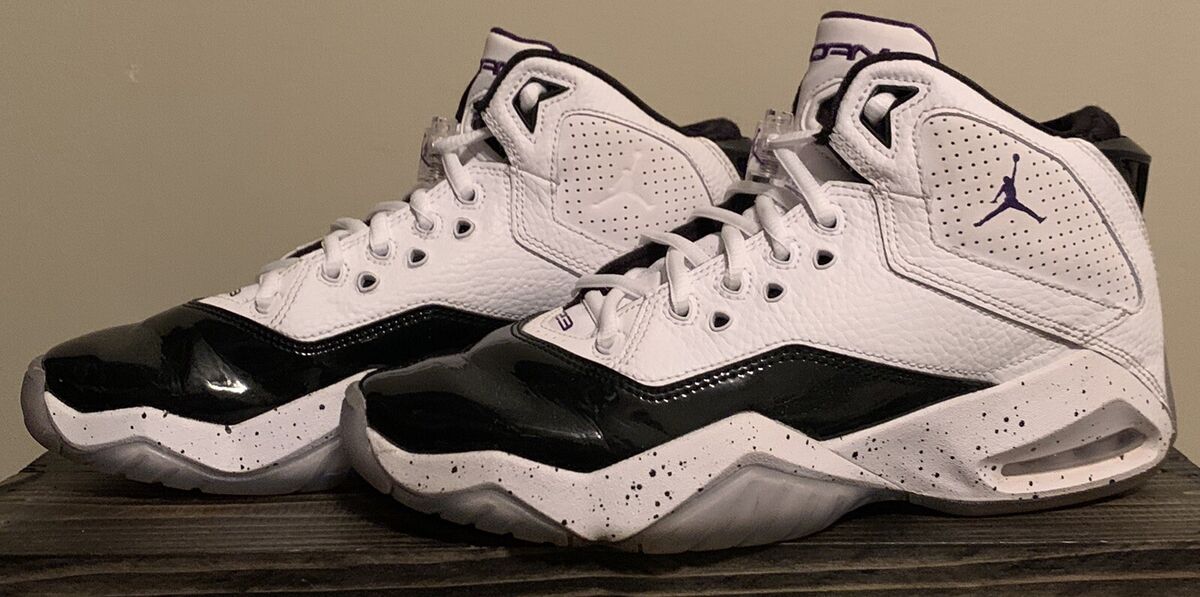 Jordan B'Loyal Boys 5Y White Purple And Black Basketball Jordan B'Loyal Boys 5Y White Purple And Black Basketball