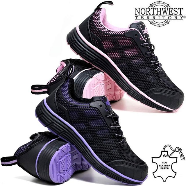 WOMENS LADIES ULTRA LIGHTWEIGHT WORK STEEL TOE CAP SAFETY ANKLE SHOES TRAINERS