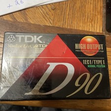 TDK D90 Standard Audio Cassette A00808-20