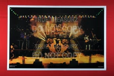 Kiss Rock Band Live Stage Concert Simmons Stanley Criss Ace Poster 24X36 KGOL