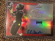 D.D. BOWIE Ole Miss 2017 Leaf Army All-American RED Metal AUTO 3/5