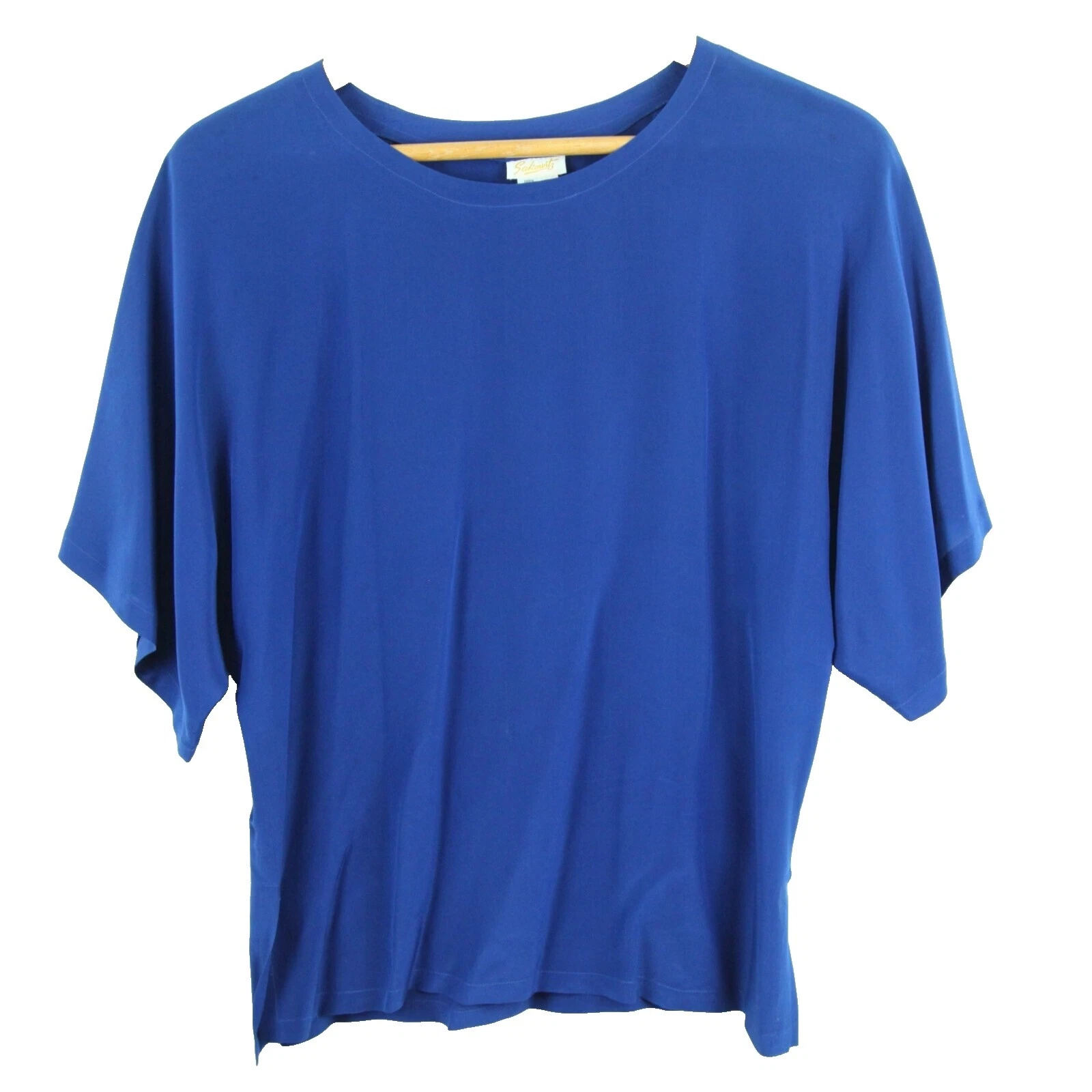 100% Seda Casual Blusas Vintage para mulheres