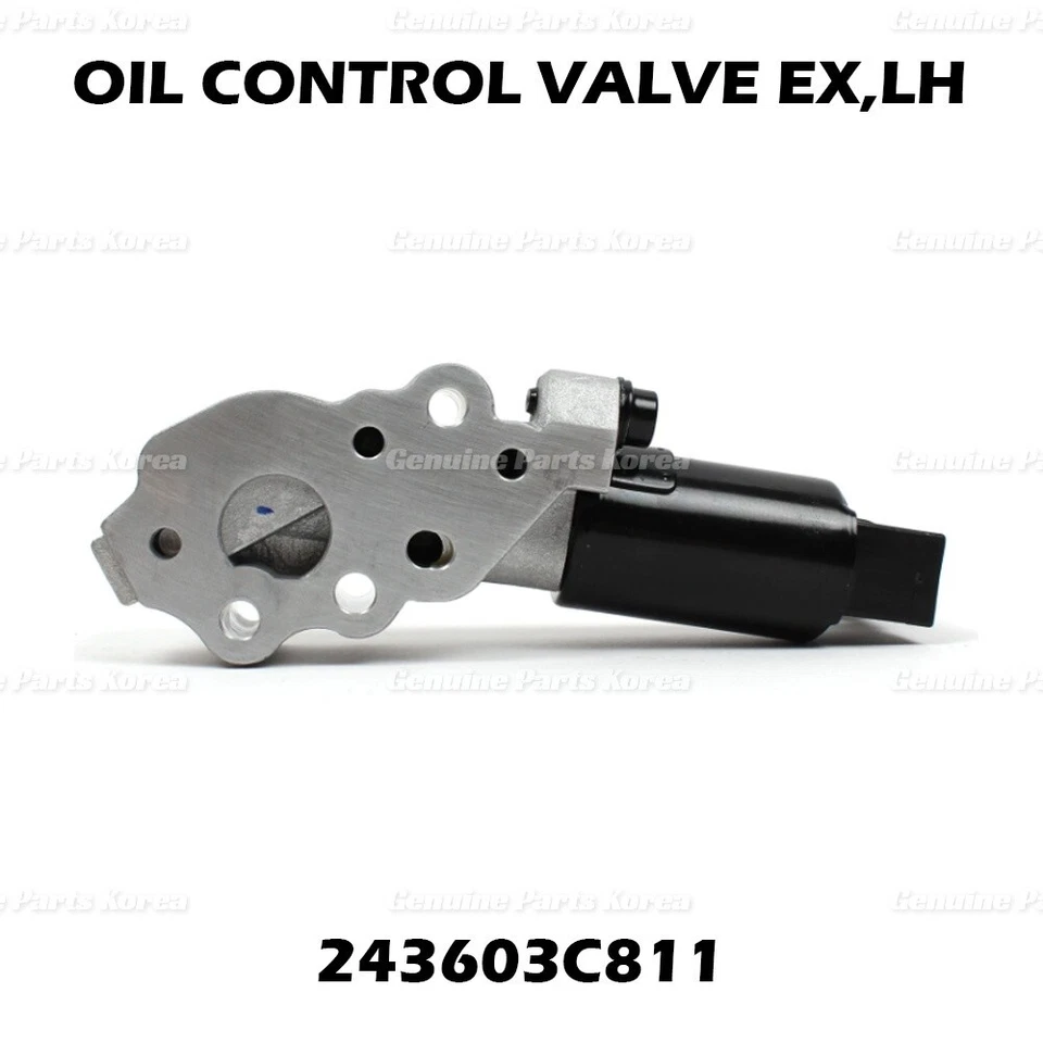 ⭐Genuino⭐ Válvula de control de aceite izquierda 243603C811 para Hyundai y Kia Foto 3 de 4