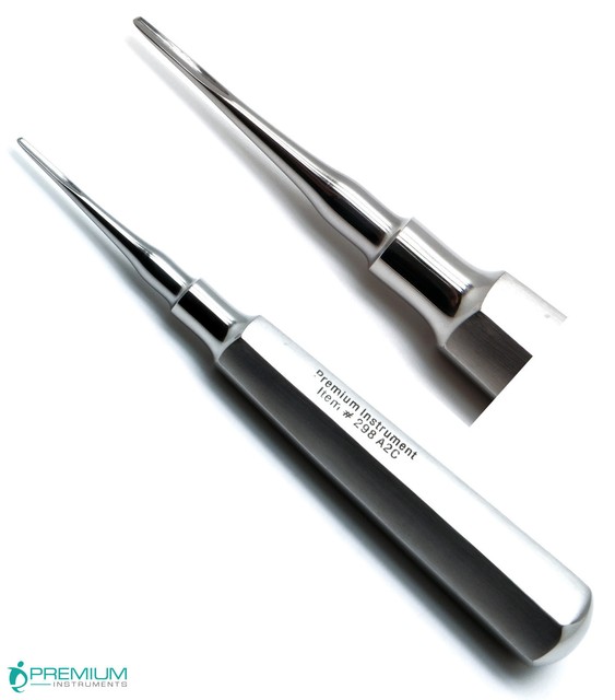 Dental Elevators Straight 2mm Luxating Root Tip Surgical Premium