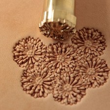 Leather Stamp Tools Aster Flower Stamps Stamping Carving Punches Tool Craft 446