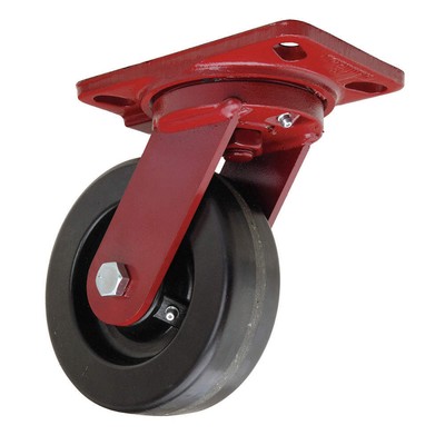 HAMILTON S-HS-6P Standard Plate Caster,Swivel,1200 lb. 5VH56