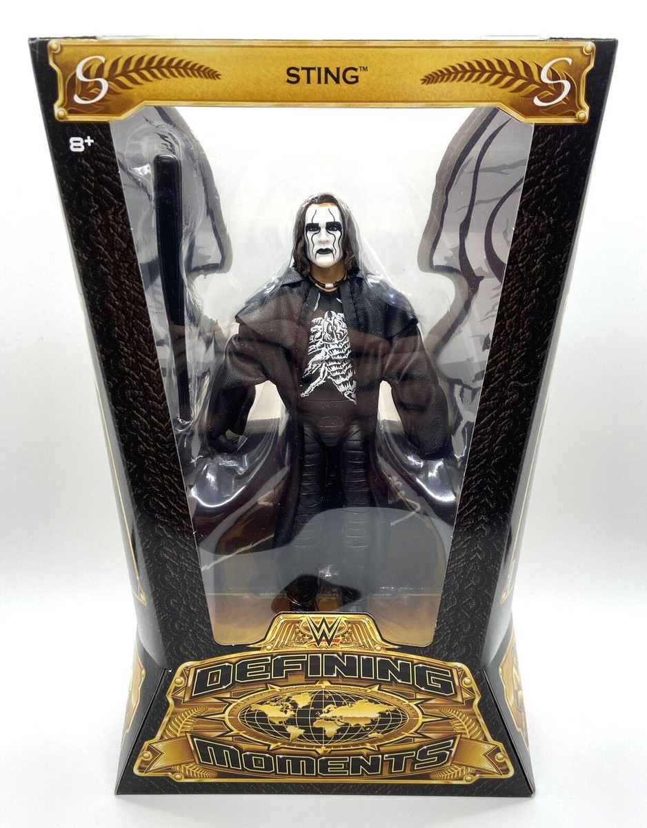 WCW スティング　コレクティブルフィギュア WCW STING Power Slam Wrestling Action Figure With Bat NEW