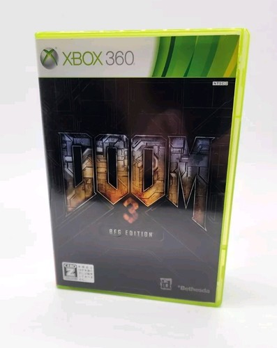 Japanese Region Locked Doom 3 BFG Edition Microsoft Xbox 360 Complete US Seller