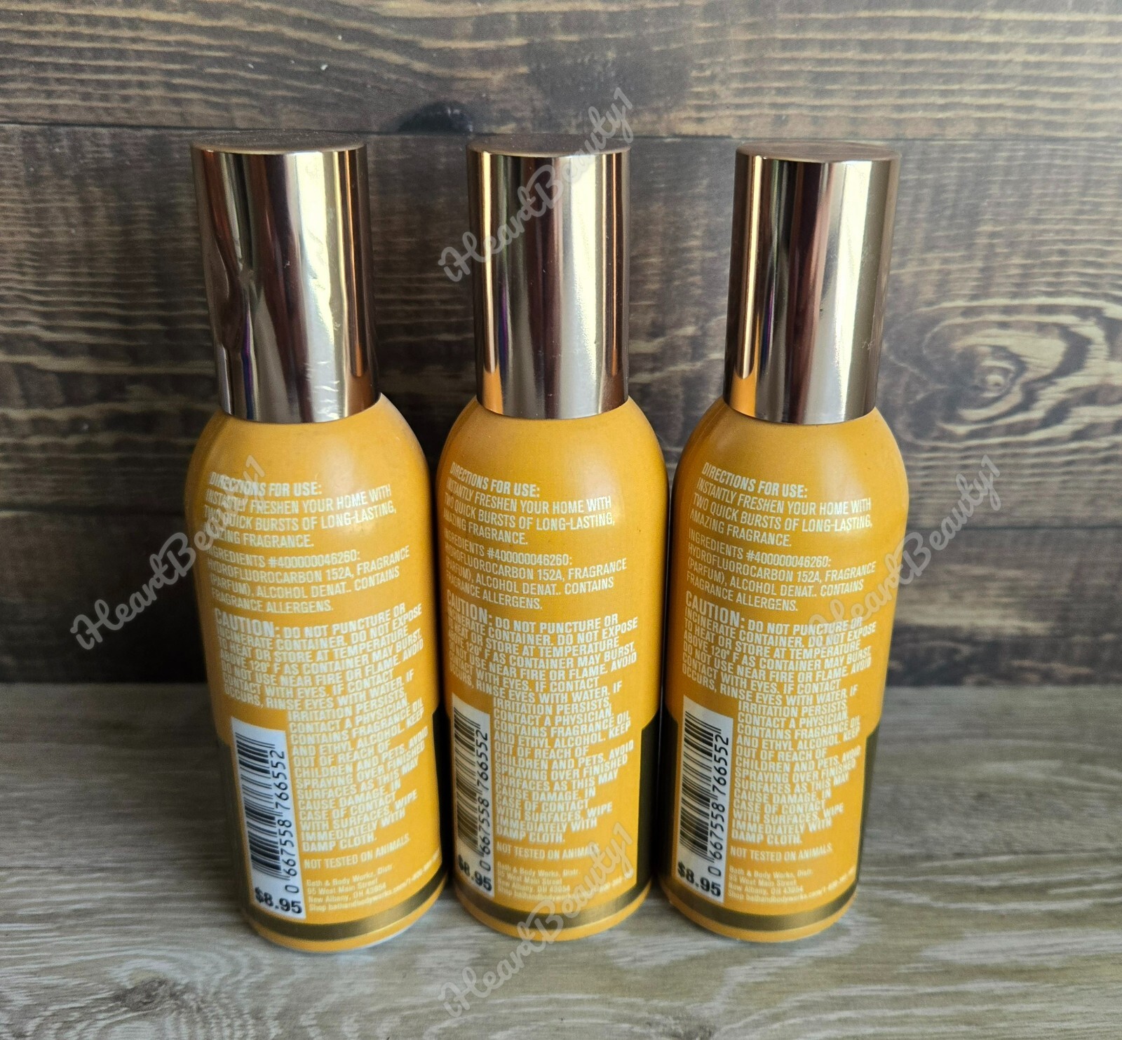 bath and body works leaves concentrated room spray set of 3