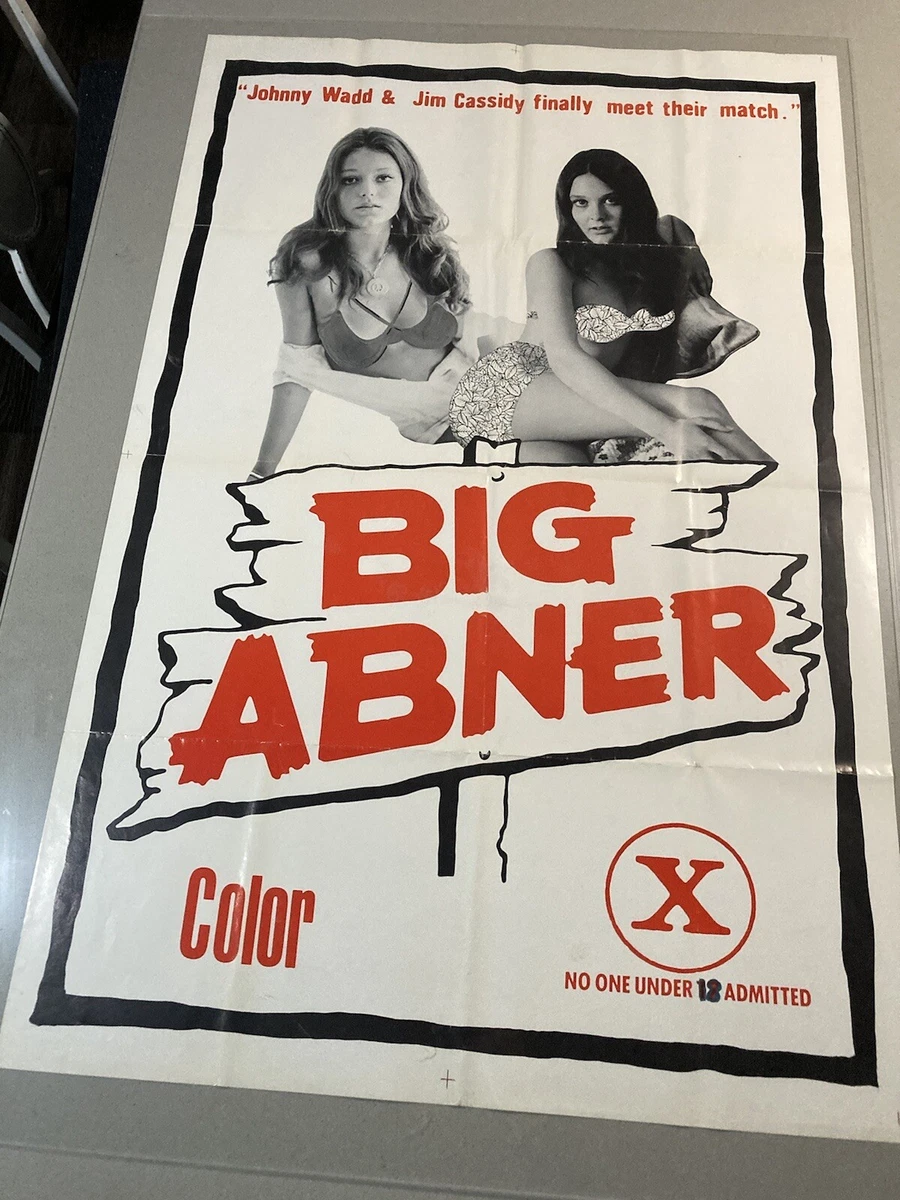 Vtg Original Porn X Movie Poster \