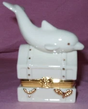 Lenox Dolphin Hidden Treasures Treasure Box - New In Box