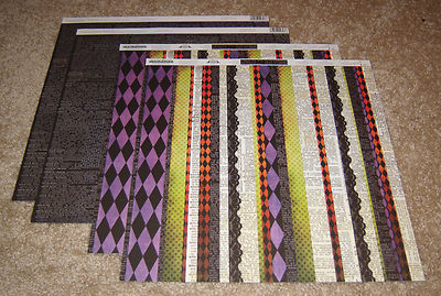 Creative Imaginations Dbl Sided Halloween Papers (4) ~ Marah Johnson...Wicked