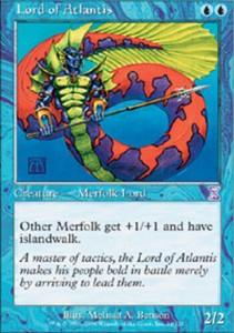 1x Lord of Atlantis - Foil NM, English MTG Timeshifted
