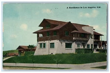c1910 A Residence in Los Angeles California CA Tichnor Brothers Inc Postcard