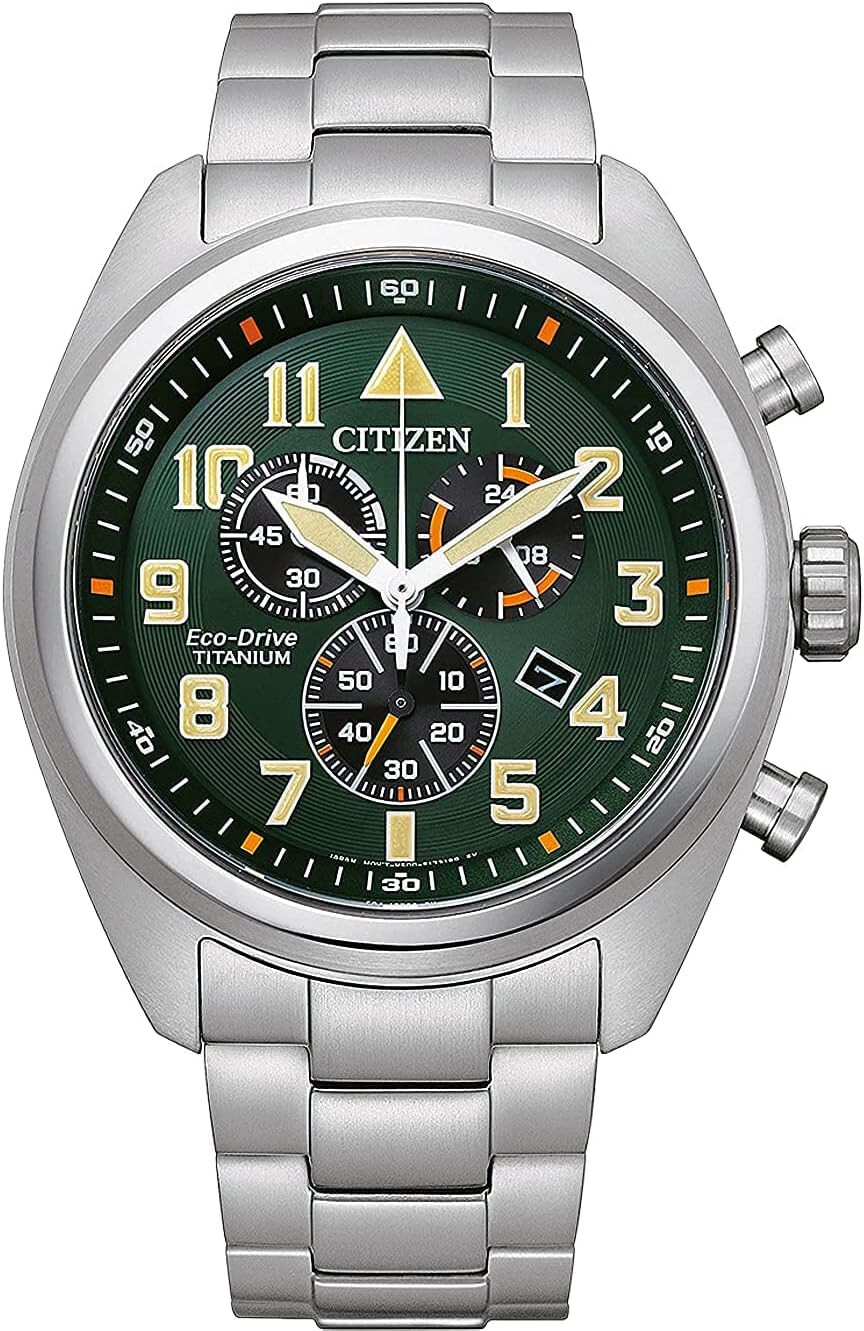Citizen Eco-Drive Super-Titanium AT2480-81X Orologio Uomo Al quarzo